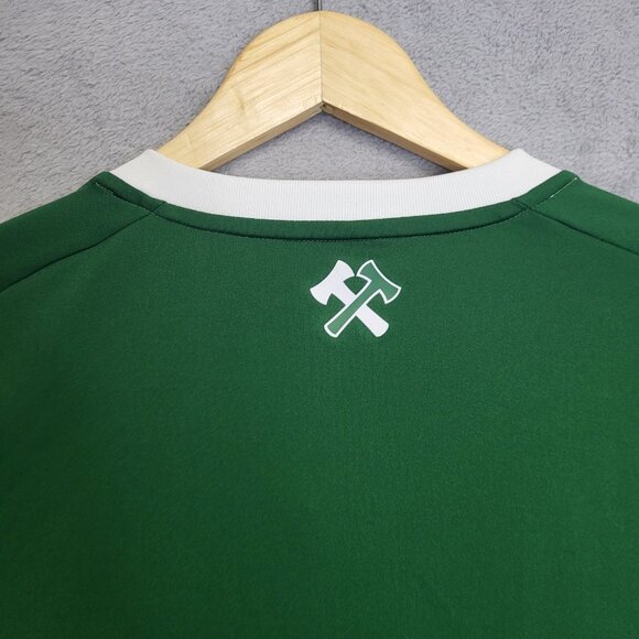 Portland Timbers Adidas Shirt Mens M Climalite Soccer Jersey Alaska Airlines - Picture 4 of 11